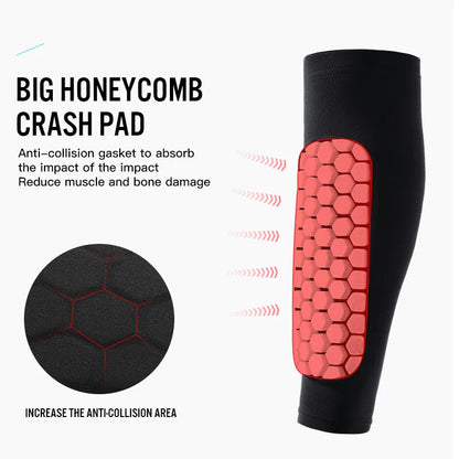 Shin Guard Socks Sleeves with Foam